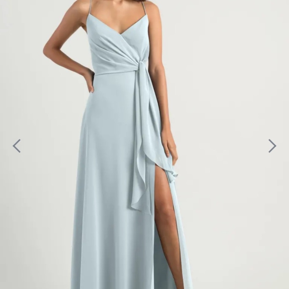 Jenny Yoo Amara Bridesmaid Dress in Serenity Blue - Picture 7 of 7